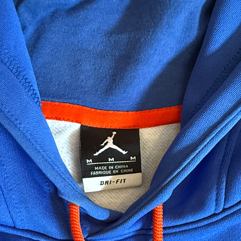 Vintage 2011 Dri Fit Jordan Melo M7 Hoody Carmelo Anthony NY Knicks Sz M - Picture 2 of 8